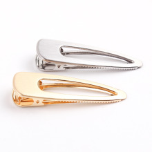 2021 New Popular Alloy Hollow Duckbill Hairpin Blonde Hair Accessories Girls